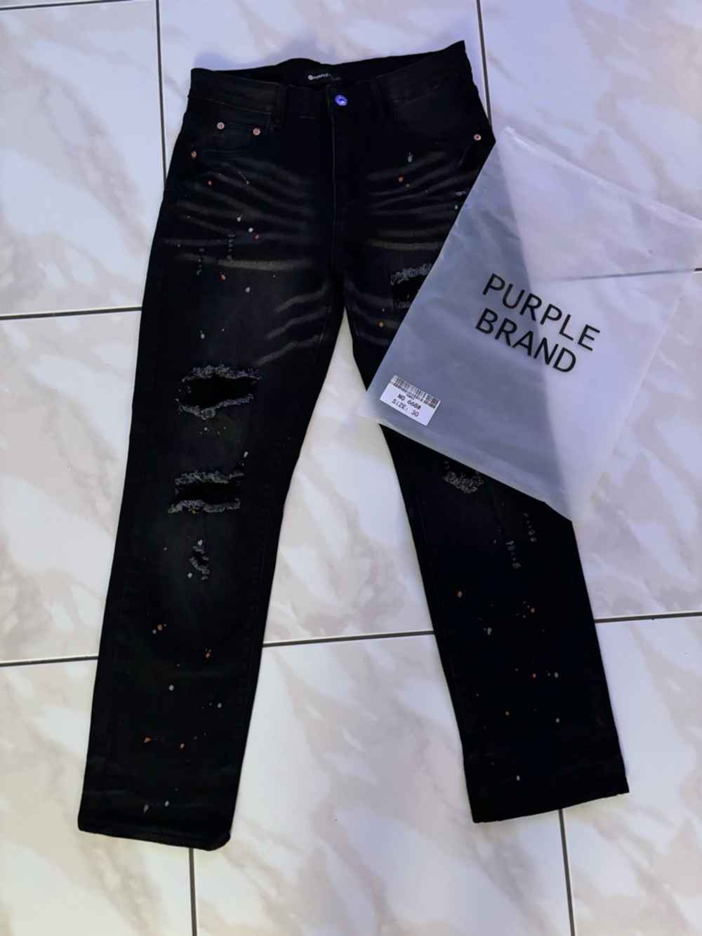 Purple Brand Men's Black Skinny Jeans